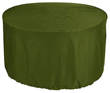 YULIAN kbPremium Tavolo da Giardino Copertura Ø 300x75 cm di Lunghezza Esterna Sedia Pannello di Copertura Giardino di Copertura mobili e Panno tavola Rotonda Sedia Polvere Patio 600D Oxford tessu.