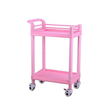 WangQ Carrello Carrello Doppio Carrello per Strumento di Bellezza Carrello Carrello Porta Strumenti per Ospedale Carrello Mobile carrellino Cucina (Size : 73 * 53 * 90cm)