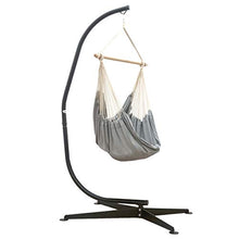 AMANKA Sostegno per Sedia sospesa 205cm Supporto per Appendere Sedile sospeso Max 120Kg Acciaio Nero