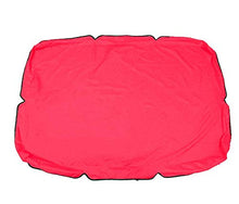 JX-PEP Baldacchino di Ricamo per Sedile da Giardino, 2/3 posti, Patio Hammock Swing Top Cover all'aperto,Rosso,190 * 132 * 15cm