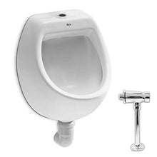VBChome Set orinatoio + valvola di scarico superiore bianco moderno in ceramica di alta qualità Pissoir Mini lavastoviglie orinatoio a pressione