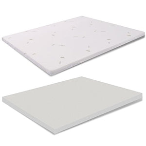 miasuite i sogni italiani Topper CORRETTORE in MEMORYFOAM per Materasso Matrimoniale 180x200 Altezza 3 CM SFODERABILE Aloe Vera