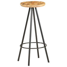 vidaXL - Sgabello da bar, 4 pezzi, legno di mango