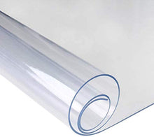 seveni Tovaglia Tovaglia in PVC Trasparente Vetro Morbido Piatto di Cristallo Copertura di Protezione per mobili Spessore Circa Trasparente Plastificata(3mm)(110x180cm/43.31x70.87in)