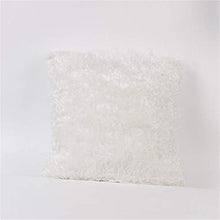 Xyfw Set da 4 Pezzi Federa di Peluche Semplice Divano da Ufficio Cuscino per Auto Abbraccio Federa Non Include Cuscino (Uno per Ogni Colore)