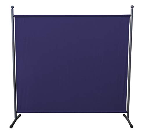 QUICK STAR Paravento da Giardino 180 x 178 cm Divisorio in Tessuto Protezione della Privacy Blu