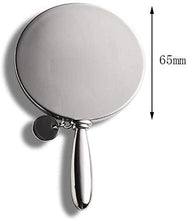 LBWARMB Trucco Specchio con luci Piccolo Specchio di Metallo squisita Specchio Portatile Femminile Specchio Portatile di Trucco
