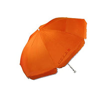 Mediawave Store Ombrello Parasole ONSHORE da Balcone o Lettino con Pinza 383759 Diametro 108 cm (Arancione)