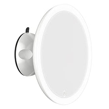 TOUCHBeauty Specchio Ingranditore 7X, Specchio Trucco con Luci Rotazione a 360°, Potente Ventosa, Tocco Intelligente per Bagno e Viaggi