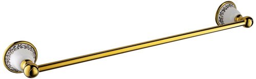 MBYW Portasciugamani Moderno Minimalista Portasciugamani Elegante per Il Bagno di Moda Rame Oro Classico Blu e Bianco Porcellana Bagno Bagno Accessori Bagno monoforo portasciugamani