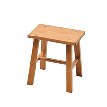 CJSWT Sgabello da Sedile in bambù per Bambini, Sgabello da Barba a Pedale, Leggero e Antiscivolo Resistente, per casa, Bagno, capezzale |
