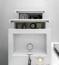 Laufen Kartell Kartell Kombipack, Combinazione di sottostruttura lavabo e lavabo con 2 cassetti, 500x500, colorazione: Neve (Bianco Opaco) - H8603316401041