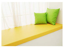 bandezid Cuscino per Panca Lunga e Confortevole,con Lacci di Fissaggio-Grigio Chiaro 100×30×5cm(39×12×2in)