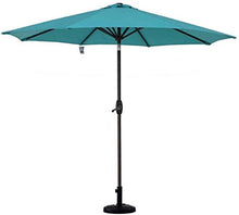 Scoperta Ombrello Parasole, ombrello esterno ombrello, diametro 225 centimetri, Giardino Terrazzo Ombrelloni, con la maniglia regolabile, Ombrellone da spiaggia (Colore: frutta verde, Dimensione: senz
