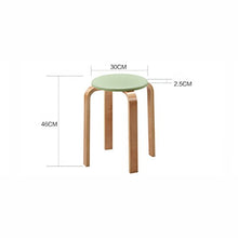 JT- Sgabello in Legno massello ad Alto Spessore Creativo for la casa Durevole (Color : C)
