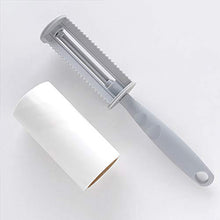 LLQM Sticky Hair Device, tearable Drum Sticky Paper, Portable Clothes Dust Sticky Roller Brush, Clothes Suction Device