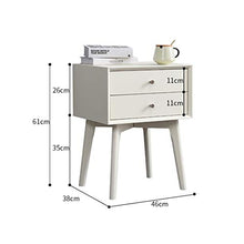 GXT WGZ- Comodino Camera Locker, Camera da Letto Comodino, Soggiorno Locker, Living Room Divano Fianco del Mobile (Color : Milky)