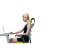 ZHJING Seggiola da Bar Correzione Chair Computer di casa Sedie Ufficio ergonomiche Seggiovia Sedia del Personale della sede Antiscivolo (Color : Red)
