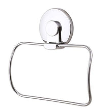 Uten Porta asciugamani ad anello ventosa quadrato in acciaio inox, stile moderno