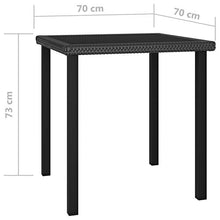 Tidyard Set 5pz da Pranzo da Giardino con Cuscini, Tavolo Sedie da Giardino, Set Mobili da Giardino in Polyrattan,Tavolo Rettangolare e 4 Poltrone in Rattan