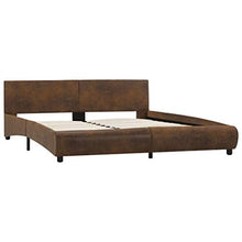SKM Giroletto Marrone in Similpelle 180x200 cm