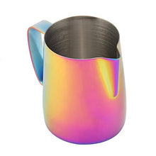Rockyin 350mL Acciaio Inossidabile Tazza di caffè della Tazza Bella della Schiuma di Latte Brocca for Latte Art di Sette Colori