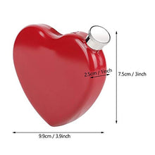 Rockyin Portatile a Forma di Cuore in Acciaio Inossidabile Bottiglia Whisky Alcool brocca di Vino Flagon
