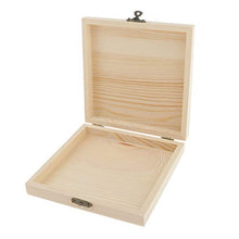 Fenteer Piccola Cassa di Legno/Portagioie in Legno/Arte Artigianale per Decoupage Non Verniciata