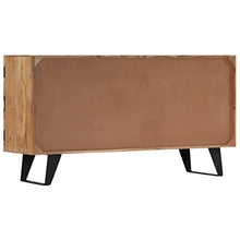 vidaXL Credenza 6 Scomparti Chiusi Resistente Stile Lineare Rustico Affidabile Solida Madia Buffet Mobile da Cucina Salotto Legno Massello di Acacia