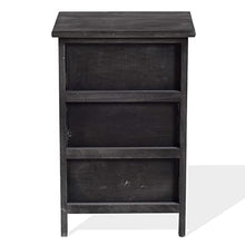 Rebecca Mobili Cassettiera Grigia, Comodino salvaspazio, 3 cassetti, Stile Vintage, per Camera da Letto Bagno - Misure: 54 x 35 x 27 cm (HxLxP) - Art. RE4191