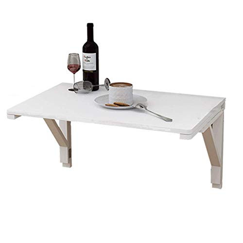 Semplicità Elegante Scaffale a Muro Supporto da Tavolo Mobile Supporto per Laptop Scrivania Pieghevole in Legno Massello Multifunzione Semplice Ristorante Camera da Letto Soggiorno, 8 Dimensioni, HJ