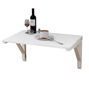 Semplicità Elegante Scaffale a Muro Supporto da Tavolo Mobile Supporto per Laptop Scrivania Pieghevole in Legno Massello Multifunzione Semplice Ristorante Camera da Letto Soggiorno, 8 Dimensioni, HJ