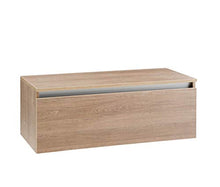 tft Mobile da Bagno Sospeso e Cassetto Soft Closing per Lavabo in Appoggio in Melaminico 100x45x37cm Ibiza Tabacco Chiaro