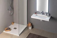 Lavabo sospeso, 90 x 46 cm, bianco, Rockstone