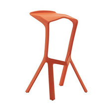 WGZ- Bar Stool Bar Stool Moda Creativa Bar Chair Casa Schienale Alto Seggiovia Bar Stool Rotante ad Alta Sgabello Sgabello Colazione Ristorante Ascensore Sgabello Moda (Color : Orange)