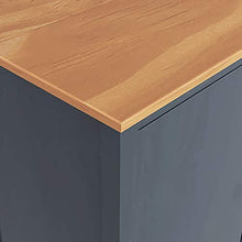 Tidyard Armadio Guardaroba con 2 Cassetti e 5 Ripiani Hill Range Armadio Camera da Letto in Legno Massello di Pino 127x50x170cm