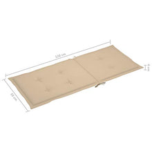 Tidyard Set 6 pz Sedie da Giardino Reclinabili in Legno Massello Acacia Grigio con Cuscini Beige 56x70x110 cm,Sedie da Esterno Reclinabili in Legno,Sedie Reclinabili,Sedie da Giardino in lengo