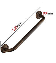 Maniglioni da Bagno Doccia Rails Sicuro corrimano di Sicurezza corrimano Rame Antico Bagno Vasca Maniglia 50 Centimetri Accessori da Bagno