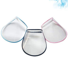 EXCEART 3 Pezzi di Protezione per Schizzi Facciali per Fascia Elastica Copertura Integrale Anti-Fog Cucina Cottura Anti-Olio Splash Colore Casuale Bordo