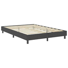 FAMIROSA Letto a Molle Grigio Scuro in Tessuto 140x200 cm-4716