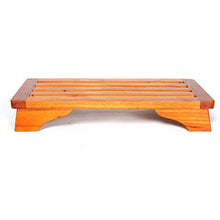 AYHa Bagno sgabello di legno Barrel Poggiapiedi Passo Bench piccolo sgabello rettangolo sgabello da doccia Sgabello Pedale impermeabile antiscivolo Doccia Bench