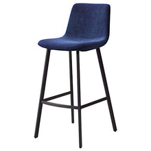 GYPPG Home Dcor Mobili - Sgabelli Bar bancone - Seggiolone Cucina per la Colazione - Sedile Pub in Velluto e Gamba in Metallo Nero - 5 Colori Disponibili