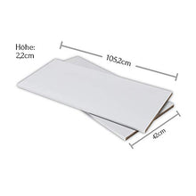 Stella Trading Set di 2 mensole Bianche, Adatte per Armadio con Ante scorrevoli Medina & Cadiz, 105 x 2,2 x 42 cm (Larghezza x Altezza x profondità), Legno ingegnerizzato, 2 Ripiani