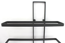 DanDiBo Scaffale Vini Scaffale a Parete Dies 116 cm in Metallo per 10 Bottiglie Supporto Bottiglie Porta Bottiglie 11699