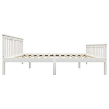 Lasamot Struttura Letto in Legno massello di Pino per Adulti, Bambini, Struttura Letto con 2 cassetti, Bianco, Dimensioni Materasso Adatte 160x200 cm (Senza Materasso)