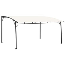 Tidyard Tenda Parasole da Giardino Crema/Antracite,Gazebo Pergolato da Giardino per Esterno 3x3x2,25 m/4x3x2,25 m/6x3x2,25 m