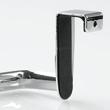 mDesign Set da 2 Porta asciugamani cucina – Porta strofinacci da appendere alle ante dei mobili – Appendi strofinacci senza forare muro per bagno o cucina – Argento