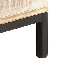 vidaXL Comodino 40x30x50 cm in Legno Massello di Acacia