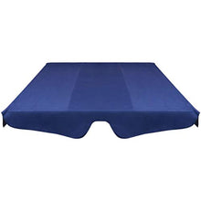 E E-NICES Baldacchino di Ricambio per Dondolo da Giardino Blu 226x186 cm