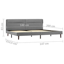 SKM Giroletto Grigio Chiaro in Tessuto 140x200 cm (25.6kg)